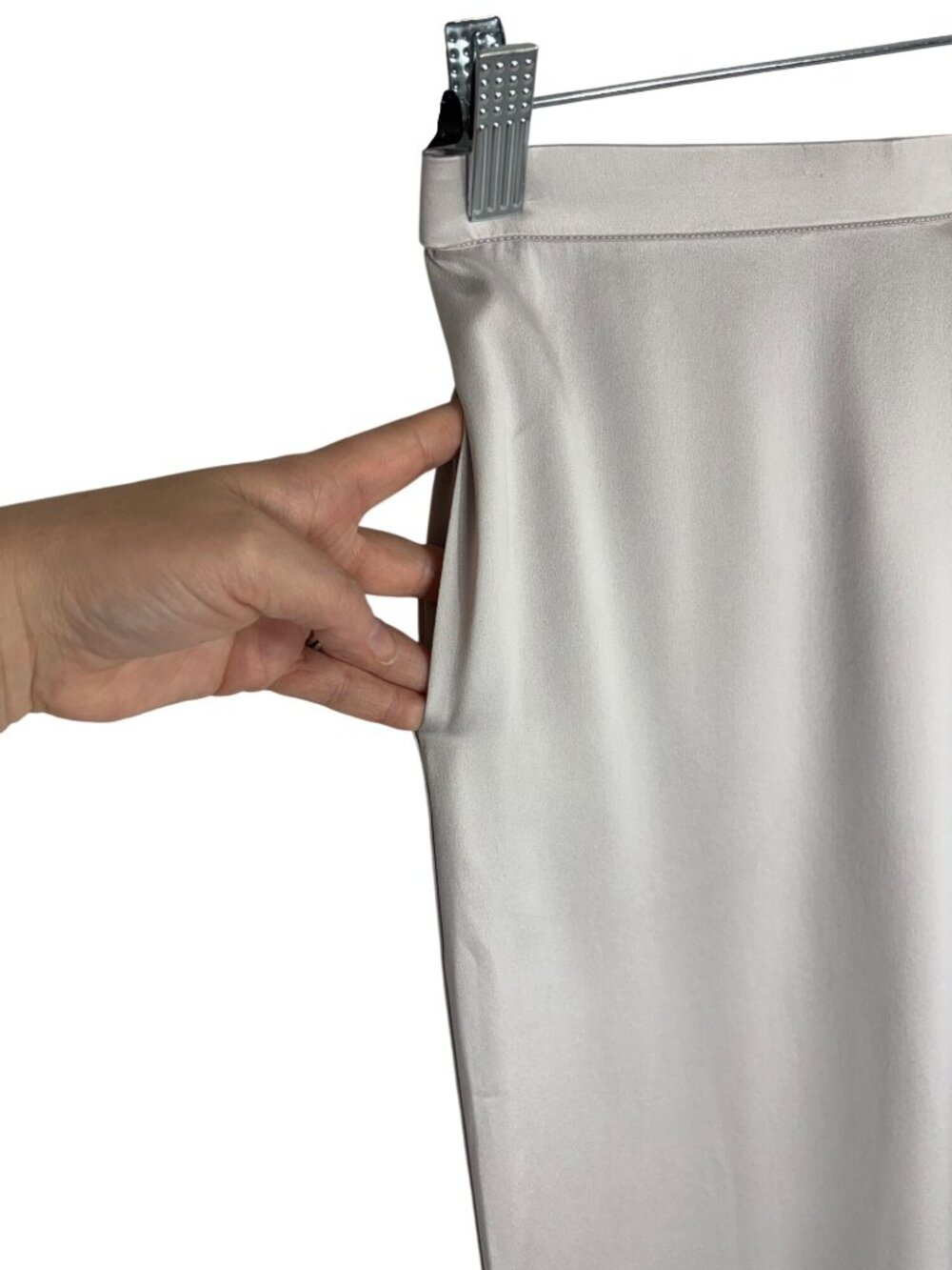 Lunya High Waist Washable Silk Pajama Pants Light Grey-sz Large - Picture 7 of 9